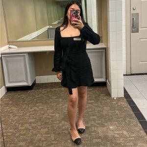 Princess Polly The Villa Mini Dress Black